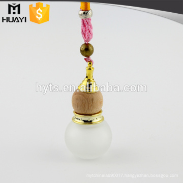 gourd shape glass car perfume bottle